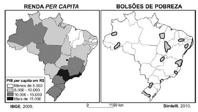 Mapas do Brasil - Renda e Pobreza